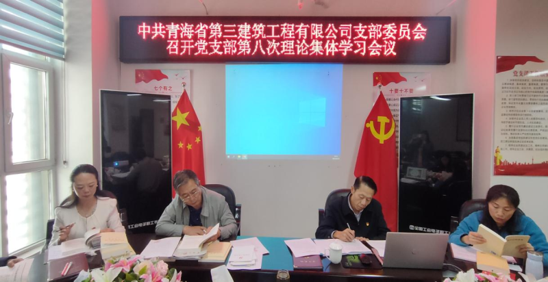 三建公司黨支部召開第八次理論集體學(xué)習(xí)會 ----集團(tuán)黨委委員、紀(jì)委書記講主題教育專題黨課
