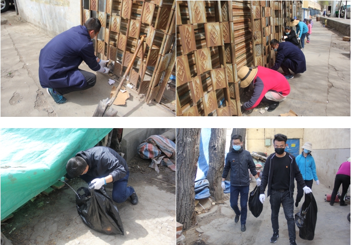 中共青海省第三建筑工程有限公司支部委員會開展“黨旗領(lǐng)航，愛衛(wèi)同行”主題黨日活動